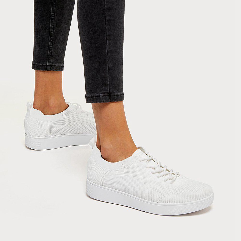 Fitflop Womens Sneakers - Rally Airyknit - White - 982-WYQTHK